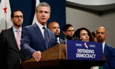 Gavin Newsom signs bill proposing new congressional maps in California in response to Texas effort to add five GOP seats