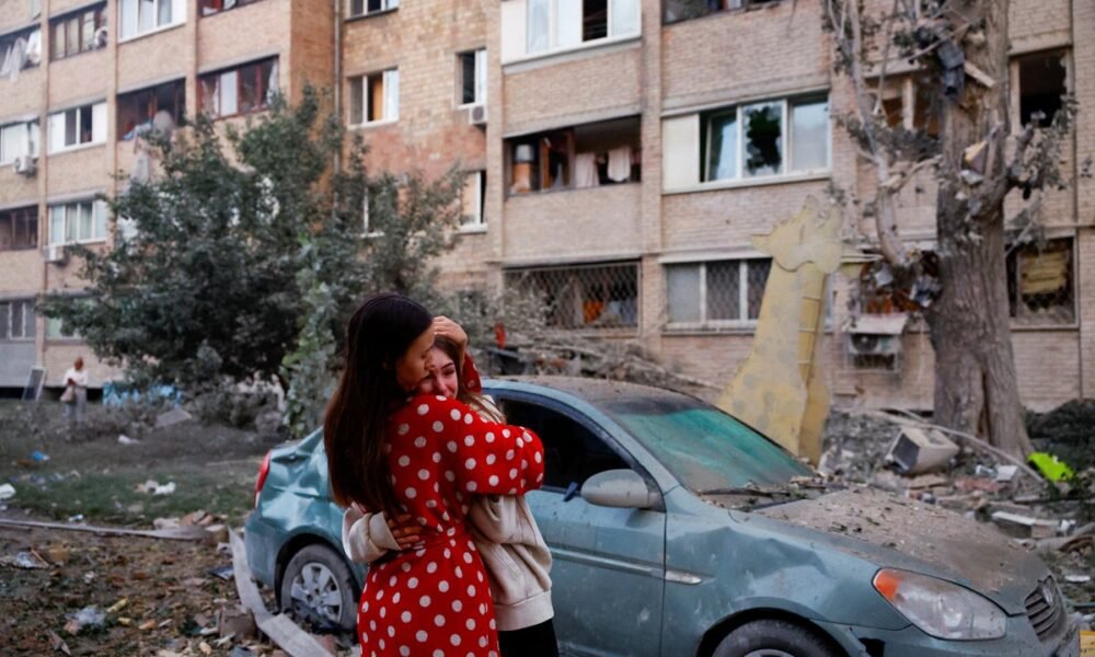 Ukraine Russia war latest: European leaders accuse Putin of ‘sabotaging peace’ after devastating Kyiv attack that killed 23