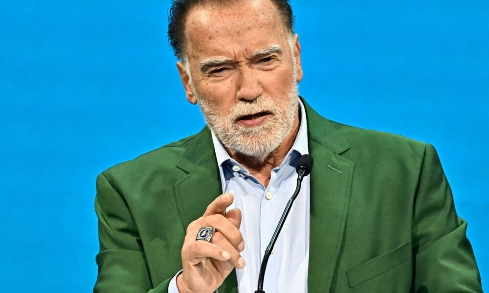 Arnold Schwarzenegger pushes back against Trump’s UN comments calling climate change a ‘con job’