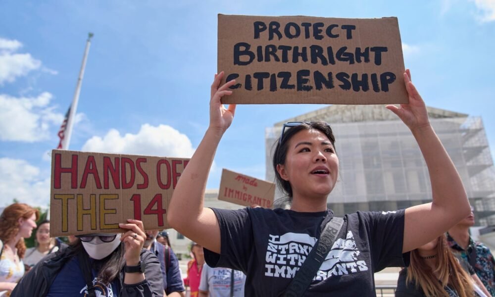 Trump administration asks Supreme Court to review executive order seeking to end birthright citizenship: report