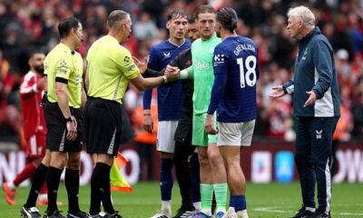 Jack Grealish Slams Bizarre Everton Booking: Shocking Officiating in Merseyside Derby Exposed!