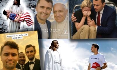 The wave of bizarre AI images flooding social media after Charlie Kirk’s killing shows a new era of grief