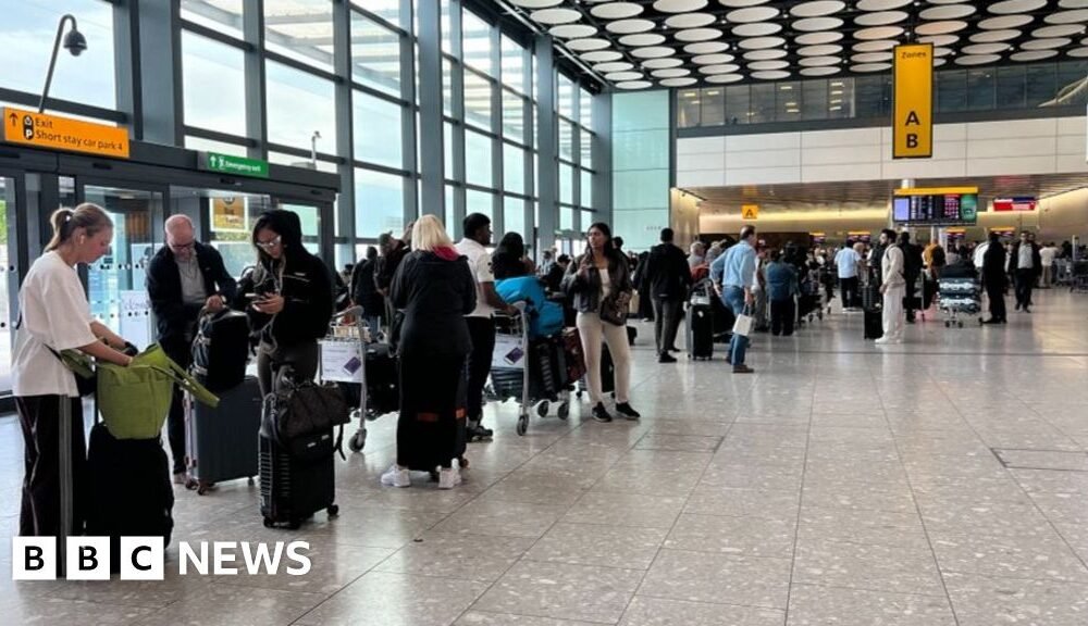 Massive Delays Hit Travelers: Airport Check-In System Crashes! Find Out Why!