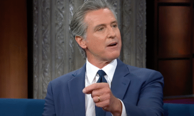 Gavin Newsom launches brutal attack on ‘son of a b****’ Trump’ and admits his fears about the 2028 election in Colbert appearance