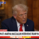 ‘These people are crazed lunatics’: Trump gives rambling answer when pressed about attacks on First Amendment