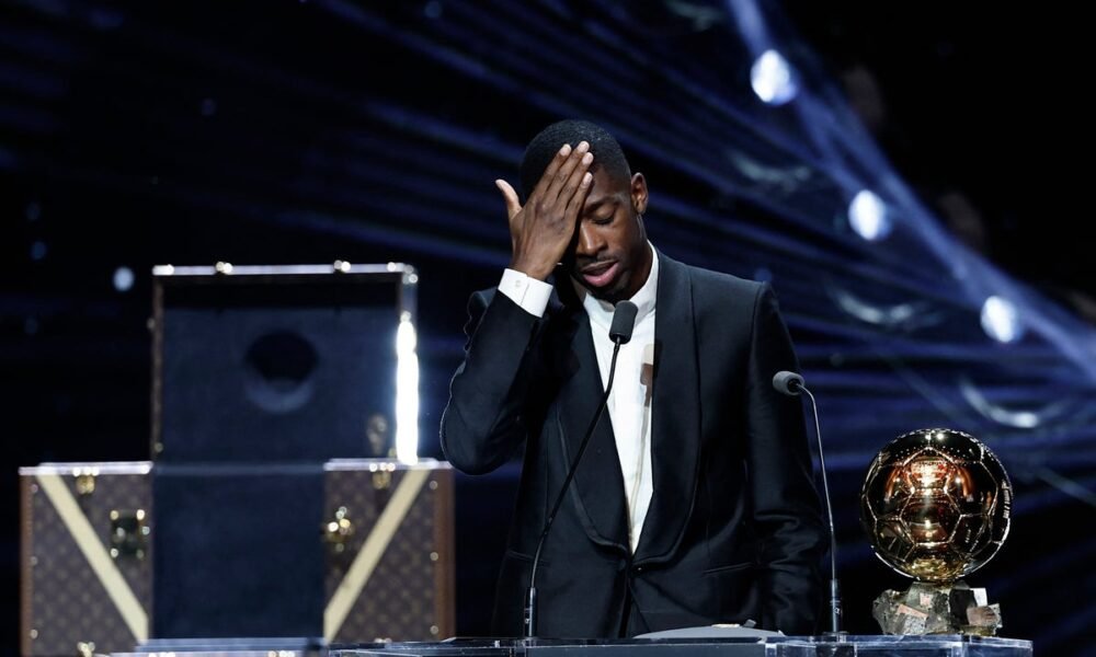 Shocking Moment: Why Ousmane Dembele Couldn’t Hold Back Tears During His Ballon d’Or Speech!