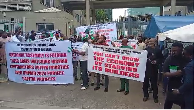Shocking Protest: Nigerian Contractors Demand Payment for Over N4 Trillion in Unsettled Projects!