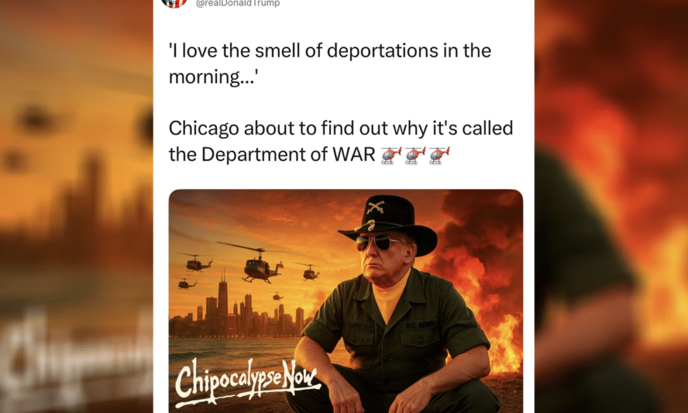 Trump threatens Chicago with ‘Department of War’ and suggests ICE raids imminent