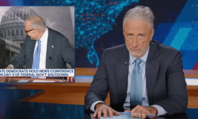 Jon Stewart tears into ‘human flat tire’ Chuck Schumer over government shutdown