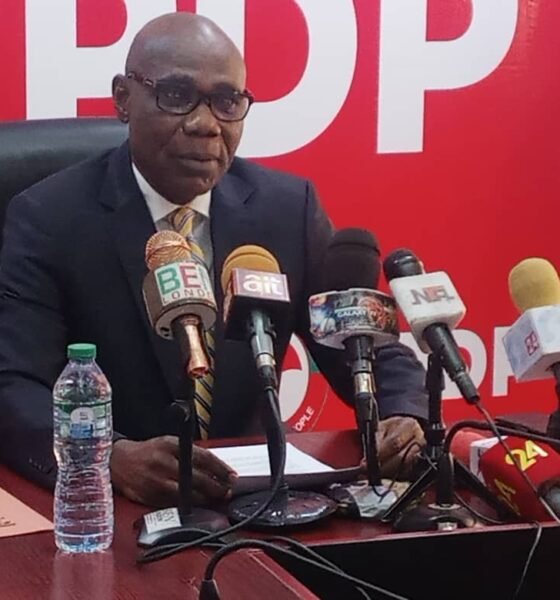 PDP remains united, no war in party – Ologunagba