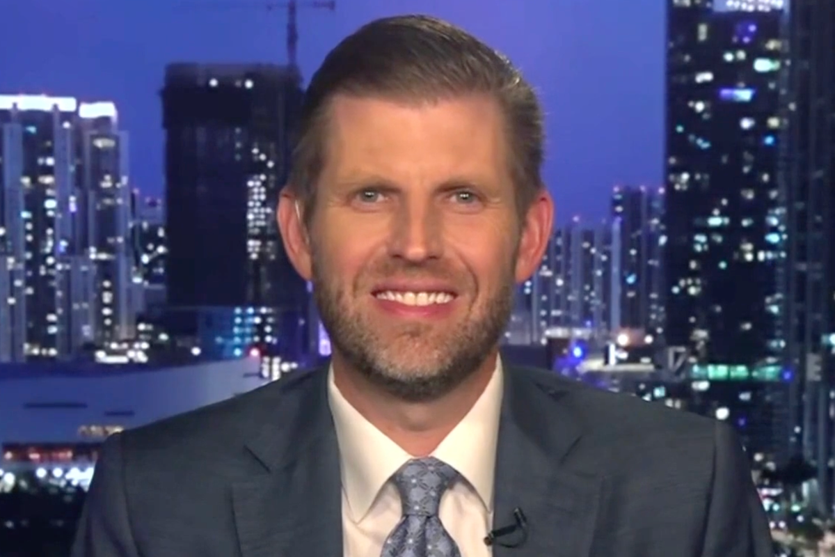 ‘Insane and offensive’: Eric Trump sparks fury with claim president is ‘saving God’