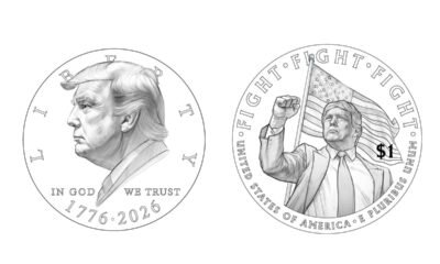 Treasury considers $1 coin with Trump’s image on it for America’s 250th anniversary. Is it legal?