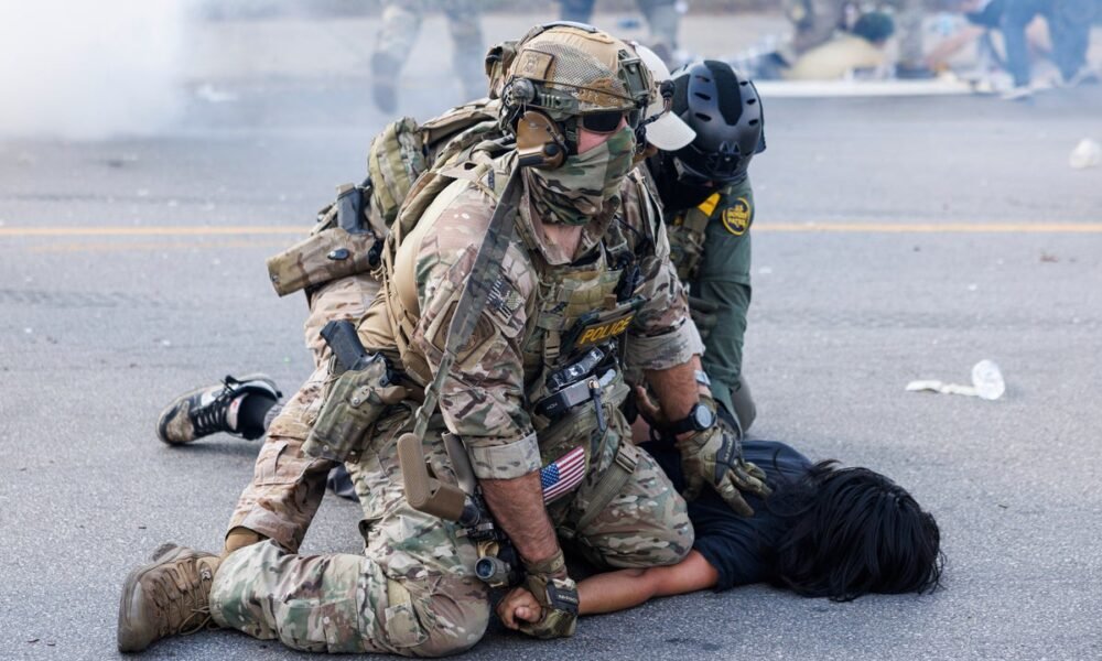 Illinois governor says Trump gave him ‘ultimatum’ and is mobilizing 300 National Guard troops as protests erupt
