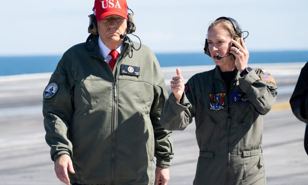 ‘Don’t worry about it, it’s all coming’: Trump promises pay raises for sailors as he celebrates 250 years of US Navy during shutdown
