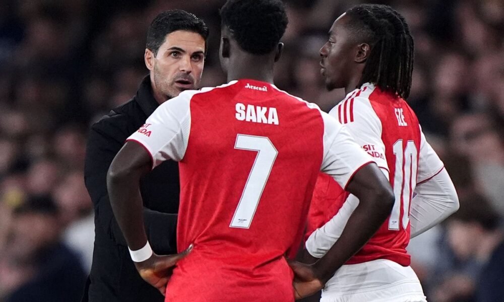 Shocking! Mikel Arteta Praises Arsenal’s Squad Depth After Boldly Resting Star Players Rice, Eze, and Saka!